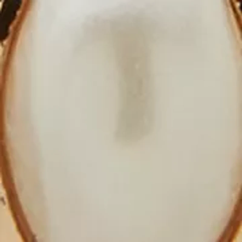 Pearl Rope Texture Huggie C Hoop Earrings