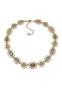 Multifaceted Stone Necklace