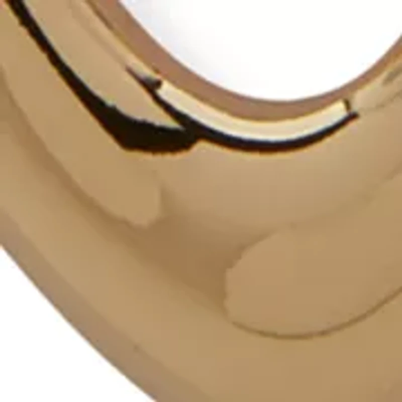 Two Tone Link Pendant Necklace