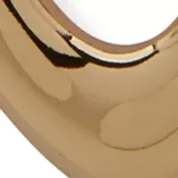 Two Tone Link Pendant Necklace