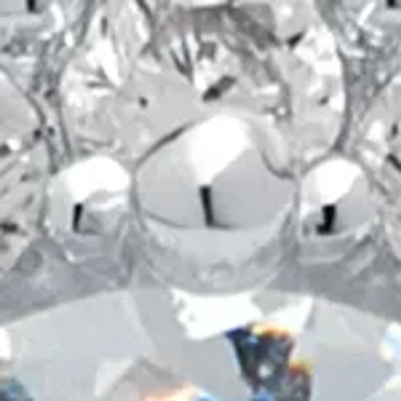 Silver Tone Crystal Clip Earrings