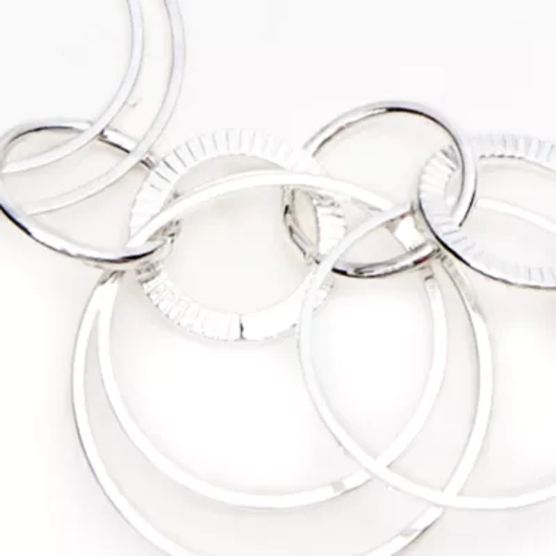 Silver Plated 32 Inch Open Link Necklace