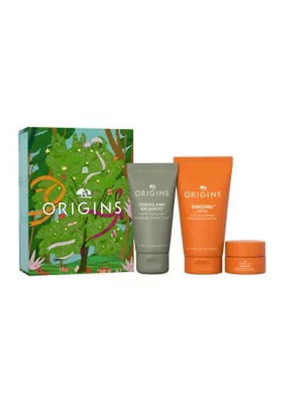 Glowing Essentials Gift Set to Cleanse, Hydrate & Brighten Skin - $57 Value!