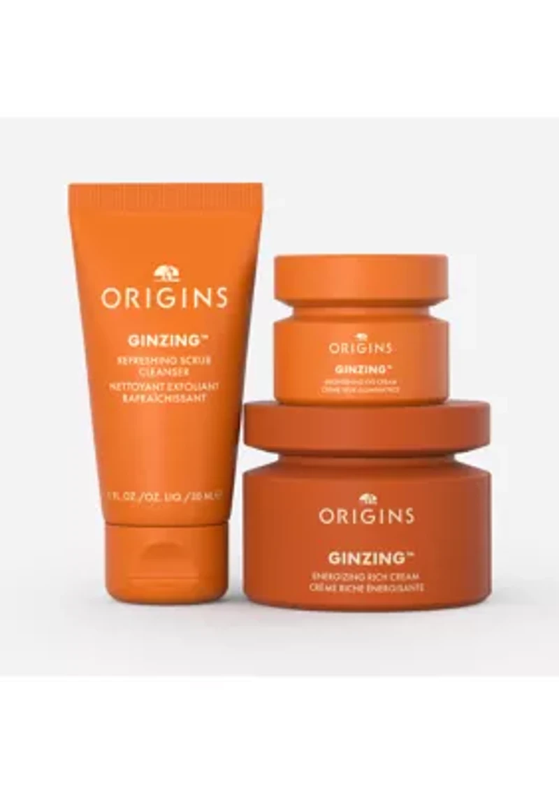 GinZing™ Glowing Essentials Cleanser & Moisturizer Gift Set - $83 Value!