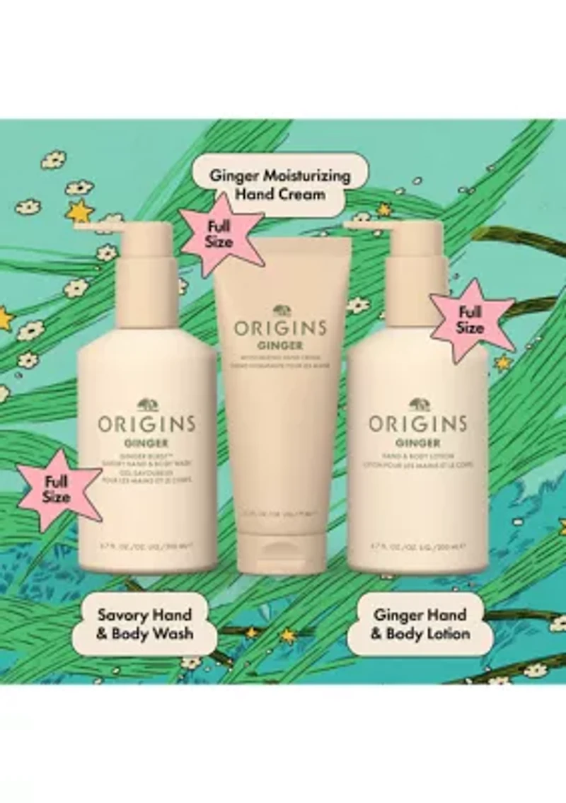 GINGER Body-Indulging Essentials Gift Set - $81 Value!
