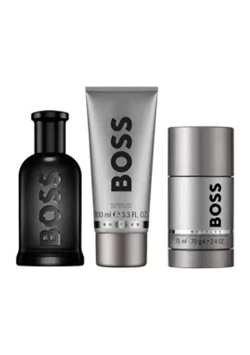 Men's 3-Piece BOSS Bottled Parfum Gift Set - $186 Value!