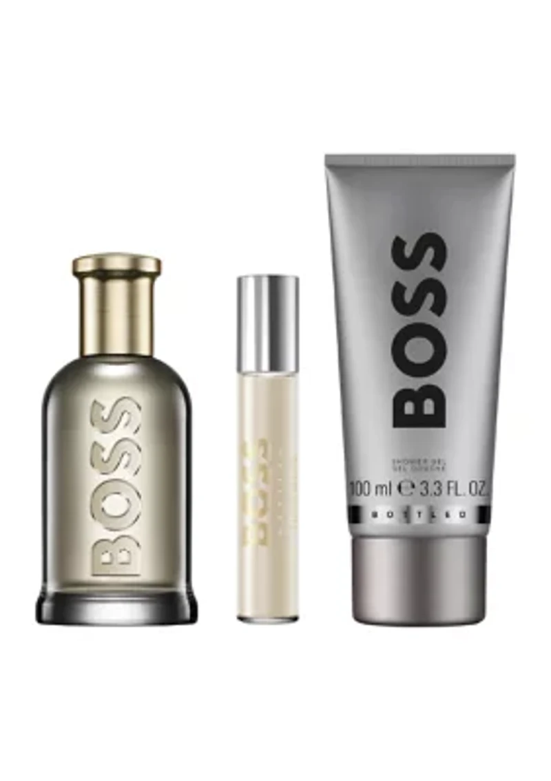 Men's 3-Piece Bottled Festive Gift Set - $182 Value!