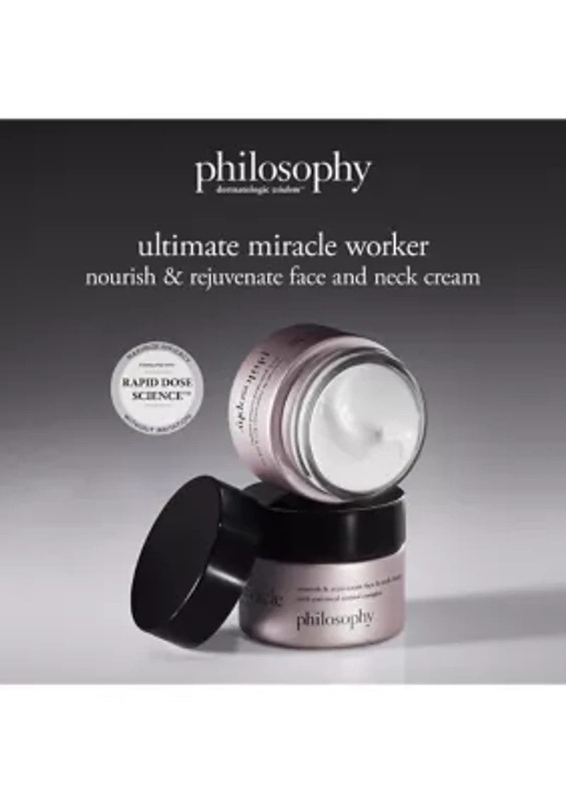 Ultimate Miracle Worker Nourish & Rejuvenate Face & Neck Cream