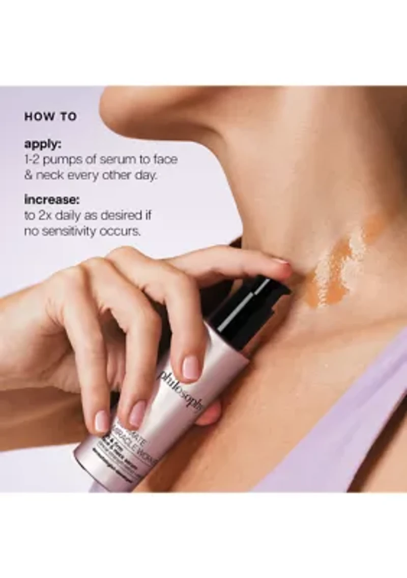 ultimate miracle worker lift & firm face & neck serum - 1.6 oz