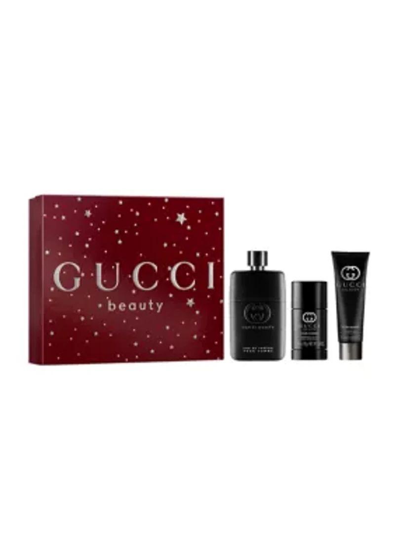 Guilty Pour Homme Eau de Parfum for Men Trio Gift Set - $214 Value!