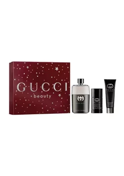 Guilty Pour Homme Eau de Toilette for Men Trio Gift Set - $183 Value!