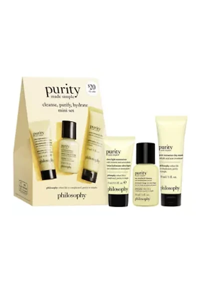 Purity Made Simple Cleanse, Purify, Hydrate Mini Set