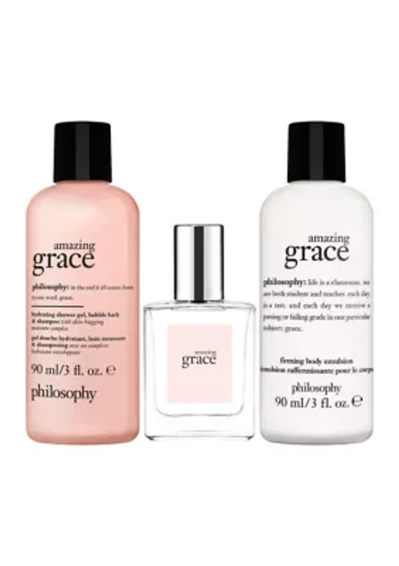 Amazing Grace Eau De Toilette Collection for Women Trio Gift Set