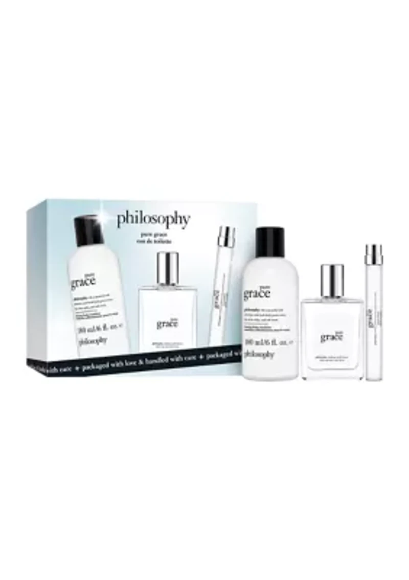 Pure Grace Eau de Toilette for Women Trio Gift Set