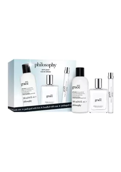 Pure Grace Eau de Toilette for Women Trio Gift Set