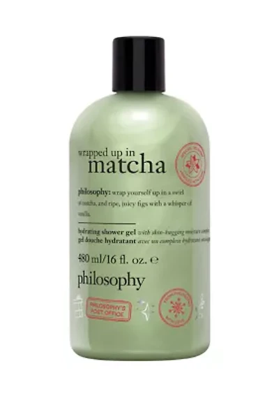 wrapped up in matcha hydrating shower gel, bubble bath, & shampoo