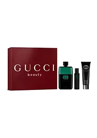 Guilty Pour Homme Essence Eau de Toilette for Men and Shower Gel Trio Gift Set