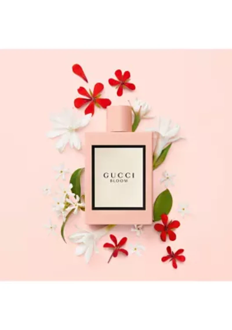 Bloom Eau de Parfum for Women, Body Lotion and Shower Gel Trio Gift Set