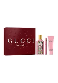 Flora Gorgeous Gardenia Eau de Parfum for Women and Body Lotion Trio Gift Set