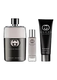 Guilty Pour Homme Eau de Toilette for Men and Shower Gel Trio Gift Set