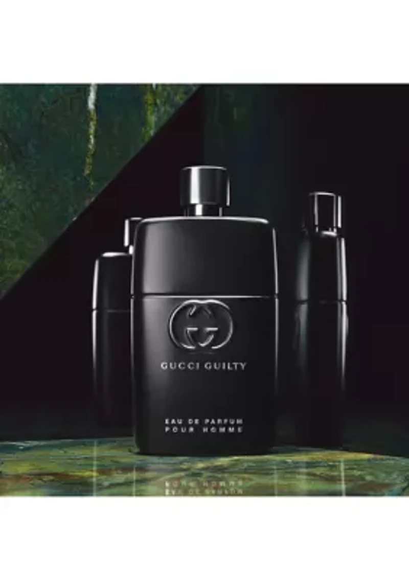 Guilty Pour Homme Eau de Parfum for Men and Shower Gel Trio Gift Set