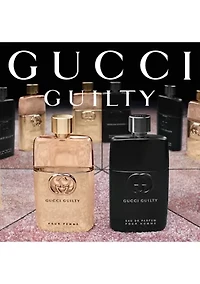 Guilty Pour Homme Eau de Parfum for Men and Shower Gel Trio Gift Set