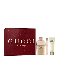 Guilty Pour Femme Eau de Parfum for Women and Body Lotion Trio Gift Set
