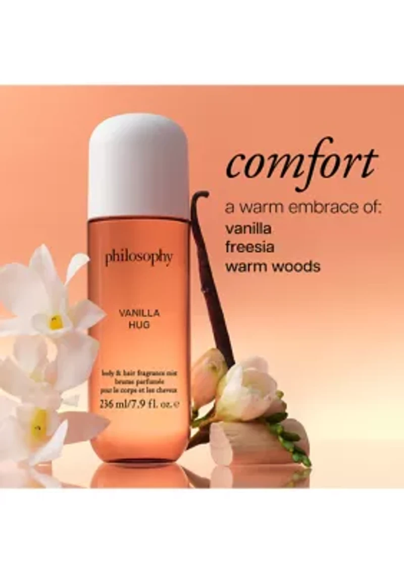 Vanilla Hug Body & Hair Fragrance Mist For Women