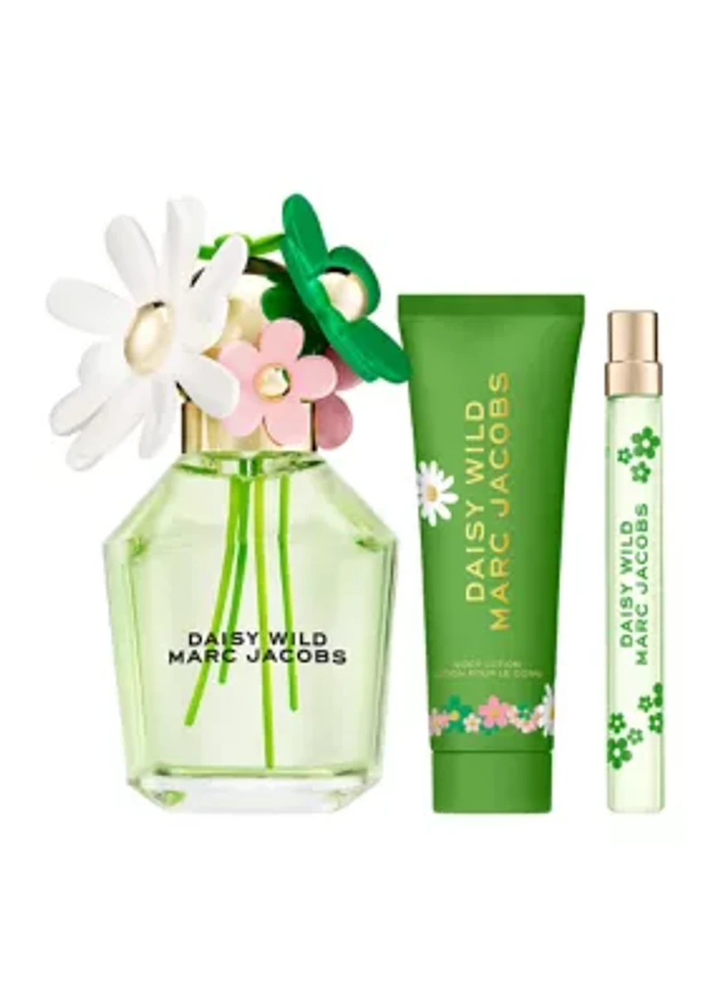 Daisy Wild Eau de Parfum for Women & Body Lotion Trio Gift Set