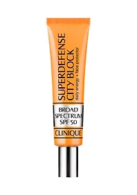 Superdefense™ City Block Broad Spectrum SPF 50 Daily Energy + Face Protector Primer