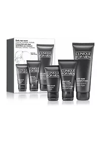 Daily Age Repair Men's Skincare Set: Cleanse. Exfoliate. Hydrate - $68 Value!