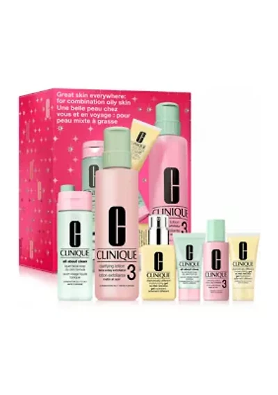Great Skin Everywhere Skincare Gift Set for Combination Oily Skin - $120 Value!