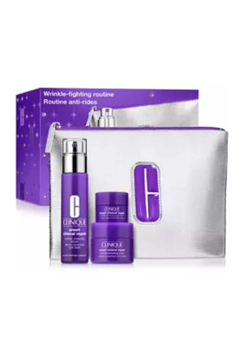 Wrinkle Fighting Routine Anti-Aging Skincare Gift Set - $129 Value!
