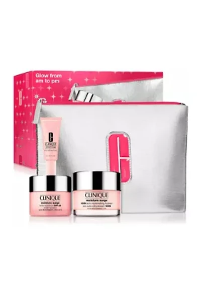 Glow from AM to PM Moisture Surge Skincare Gift Set - $91 Value!