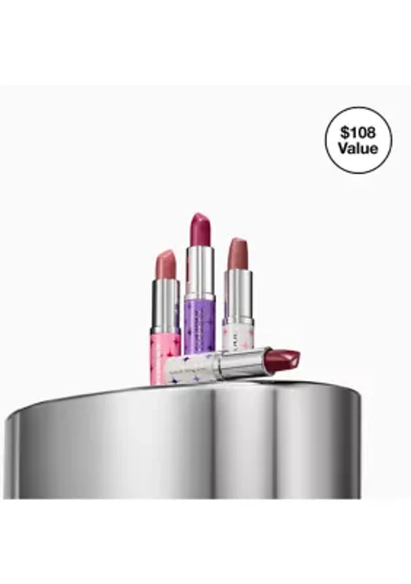 Kisses: Hydrating Longwear Lipstick Gift Set - $108 Value!