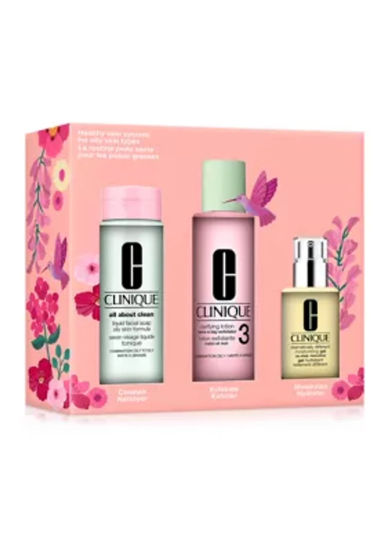 Healthy Skin 3-Step System Skincare Gift Set - $84 Value!