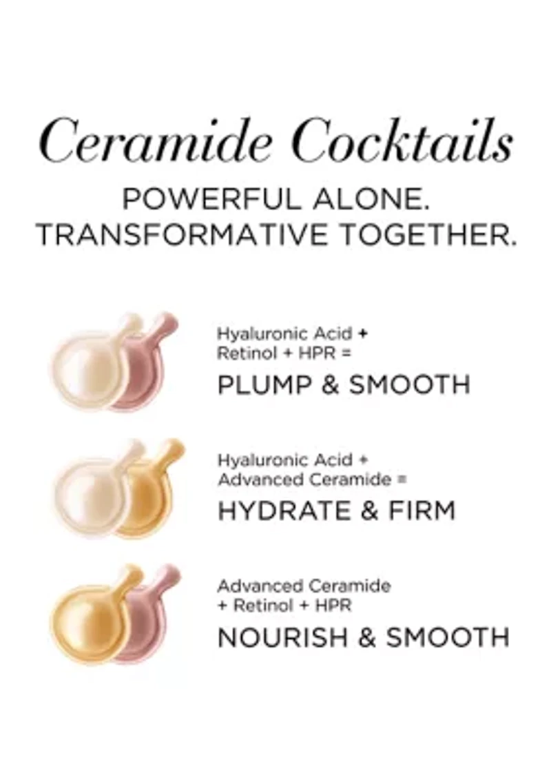 Hyaluronic Acid Ceramide Capsules Hydra-Plumping Serum, 60 Count