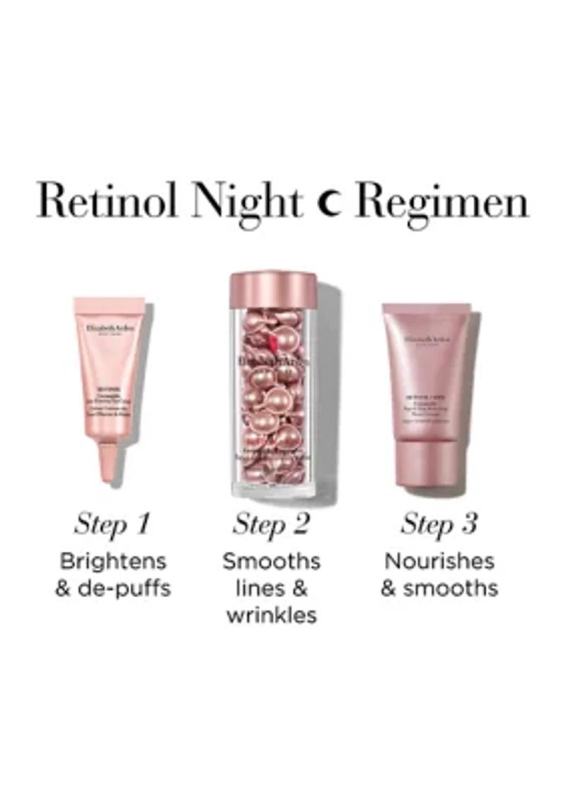 Smooth, Repair, and Firm Retinol + HPR Ceramide Capsules 3 Piece Spring Gift Set - $151 Value!