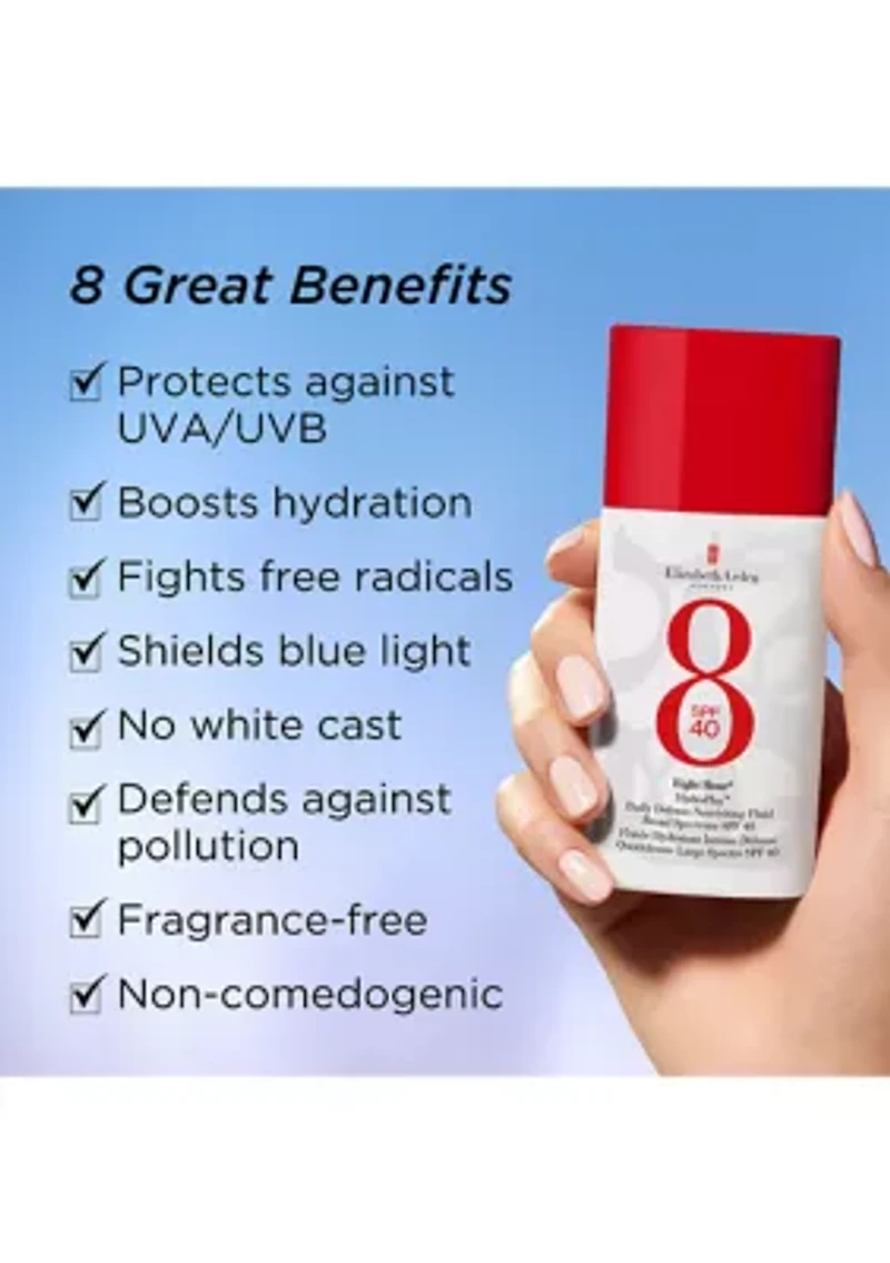 Eight Hour® HydraPlay™ Daily Defense Nourishing Fluid Broad Spectrum Sunscreen SPF 40