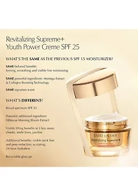 Revitalizing Supreme+ Youth Power Creme Moisturizer SPF 25