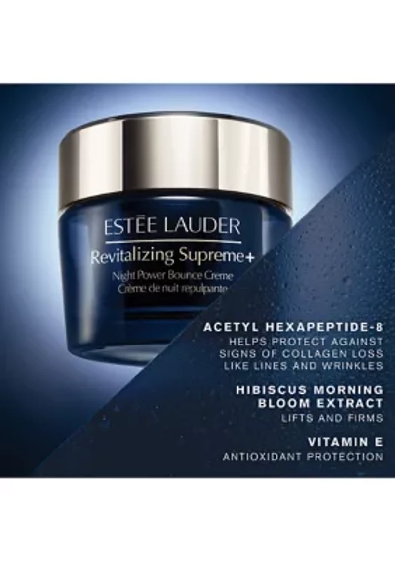 Revitalizing Supreme+ Night Power Bounce Creme Moisturizer Refill with Peptides