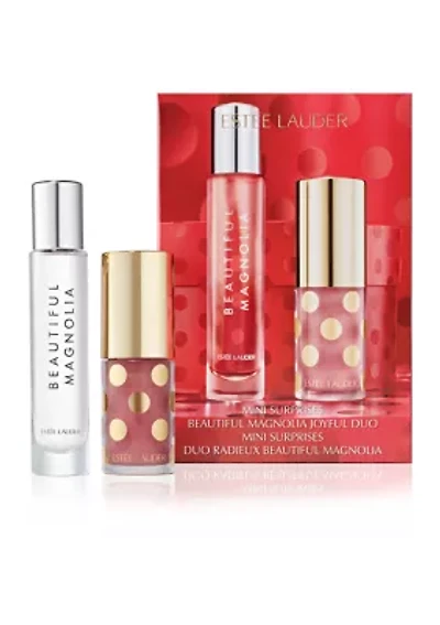 Beautiful Magnolia Joyful Lip Oil + Perfume Gift Duo Fragrance Set - $76 Value!