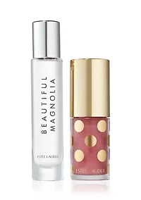 Beautiful Magnolia Joyful Lip Oil + Perfume Gift Duo Fragrance Set - $76 Value!