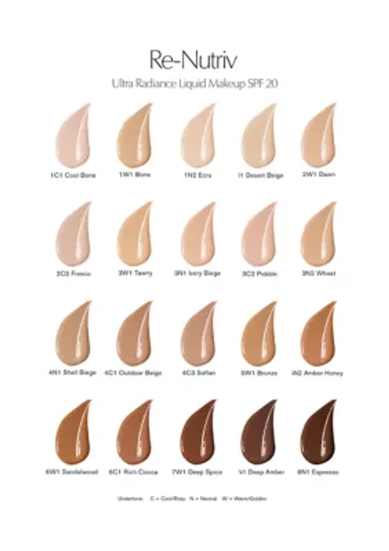 Re-Nutriv Ultra Radiance Liquid Foundation SPF 20
