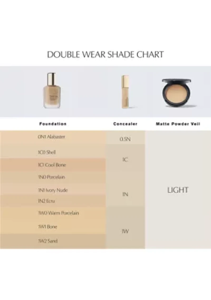 Double Wear Stay-In-Place Longwear Matte Foundation