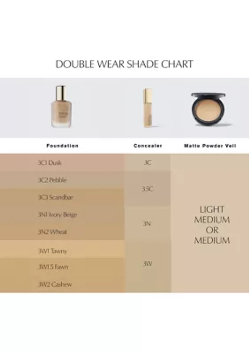 Double Wear Stay-In-Place Longwear Matte Foundation