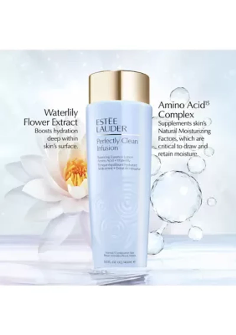 Perfectly Clean Infusion Balancing Skin Essence Face Lotion Toner with Amino Acid + Waterlily
