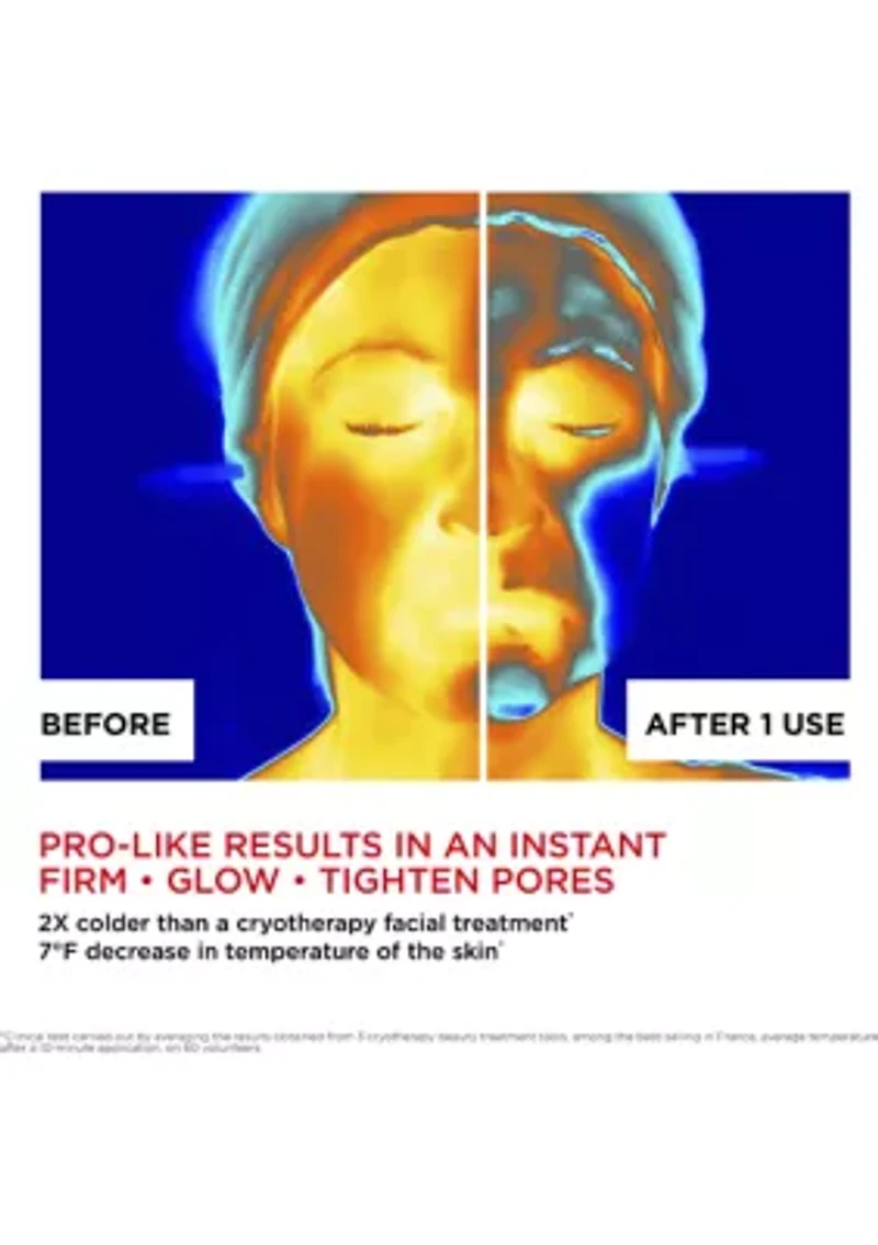 Cryo-Flash Instant Lift Effect & Glow Boosting Face Mask