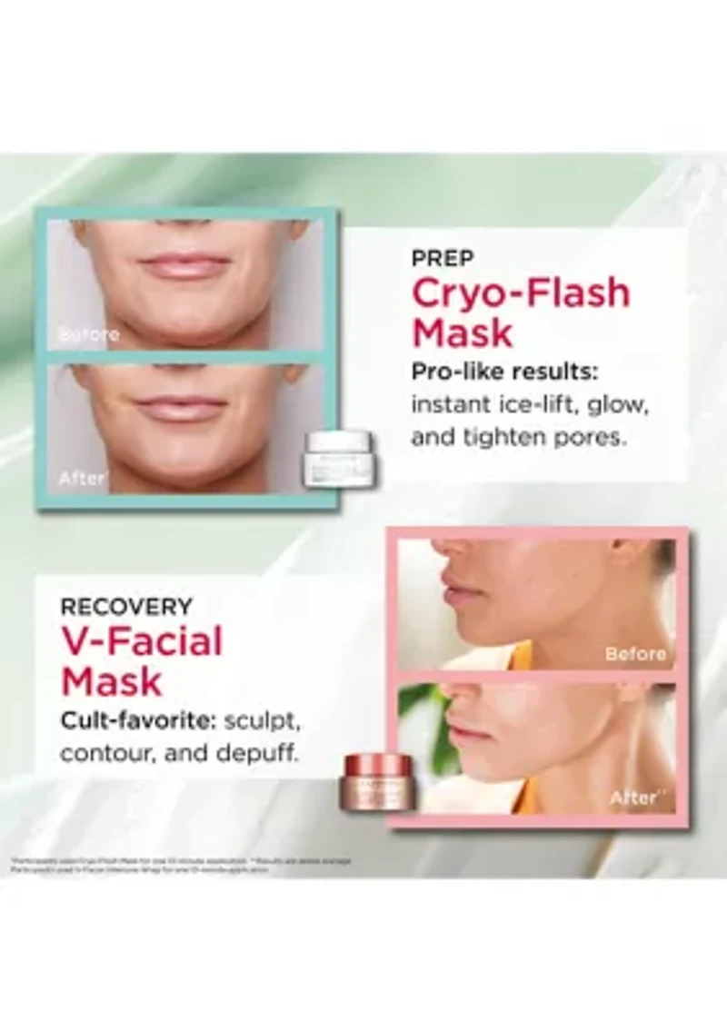 Cryo-Flash Instant Lift Effect & Glow Boosting Face Mask