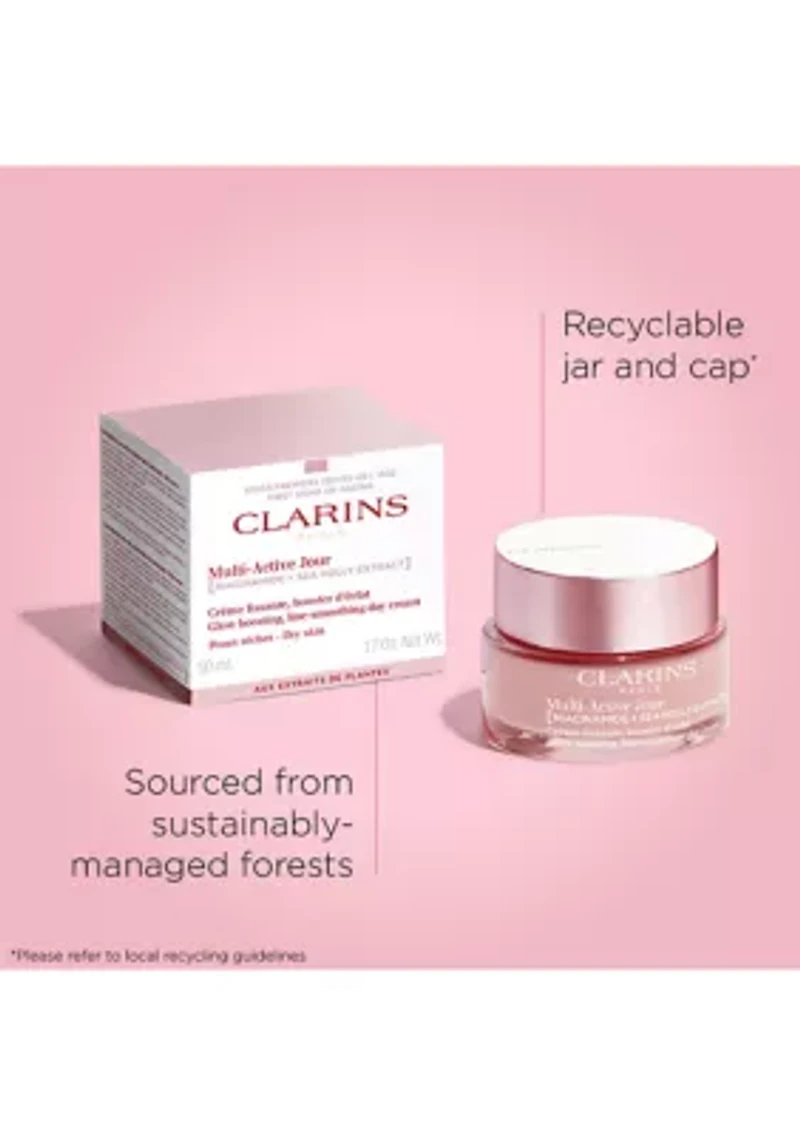Multi-Active Day Moisturizer for Lines, Pores, Glow with Niacinamide, Dry Skin